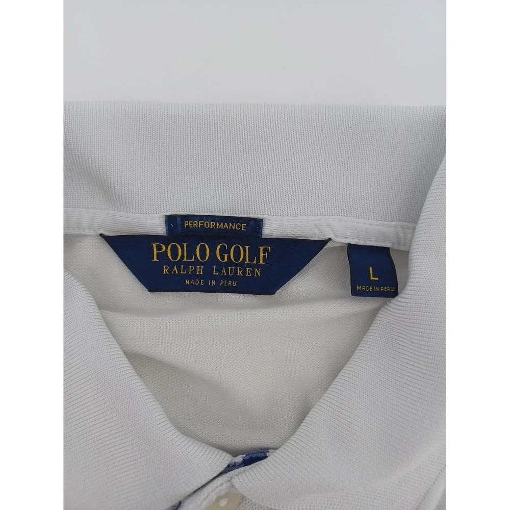 Ralph Lauren Polo Golf Mens Large Short Sleeve Performance Polo Merion Golf Club